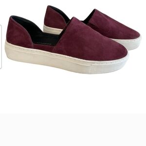 Rebecca Minkoff Slip-On Platform Sneakers - Burgundy